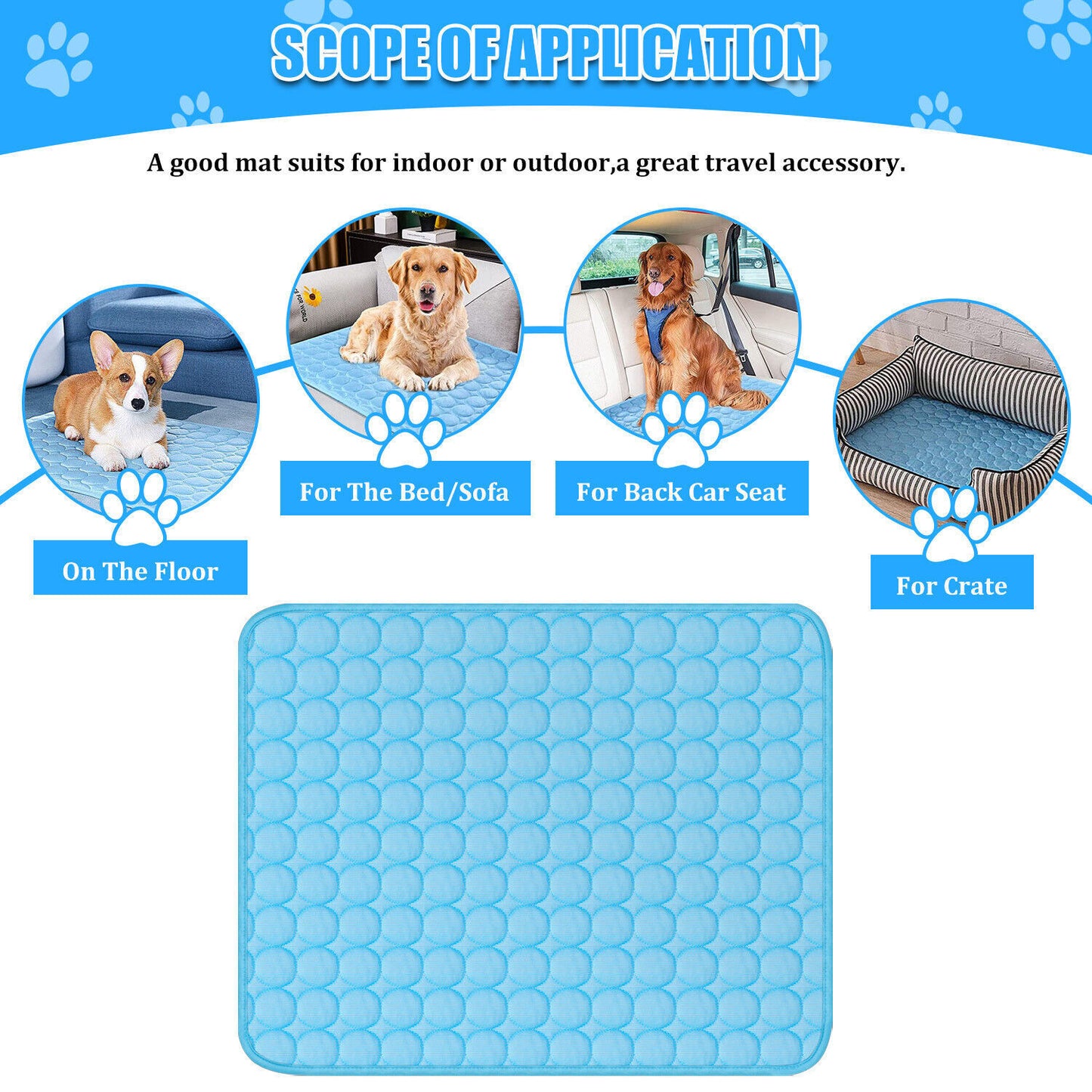 Pet Cooling Mat For Summer